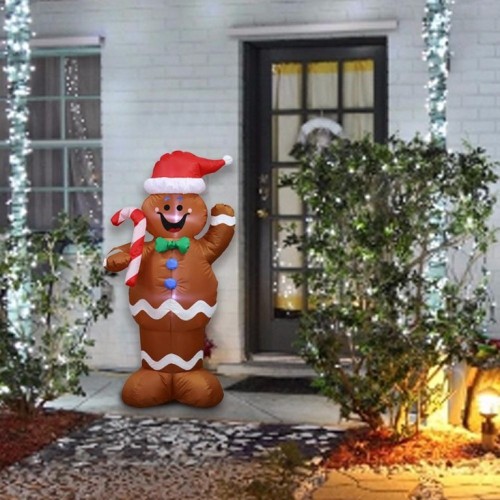 Opblaasfiguur - Gingerbreadman kerst